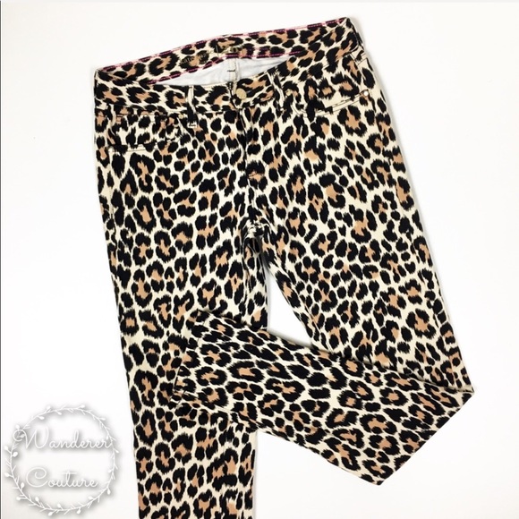 kate spade Denim - KATE SPADE Leopard Broome St. Skinny Jeans